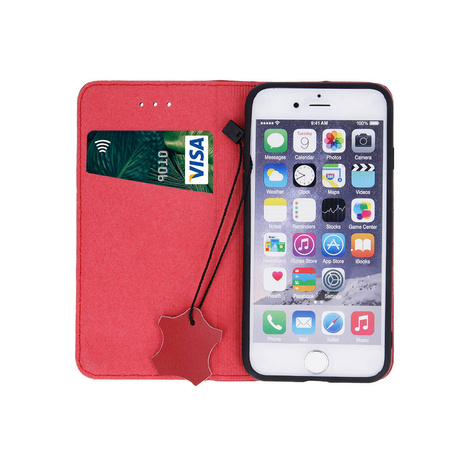 Etui skórzane Smart Pro do iPhone 11 bordowy