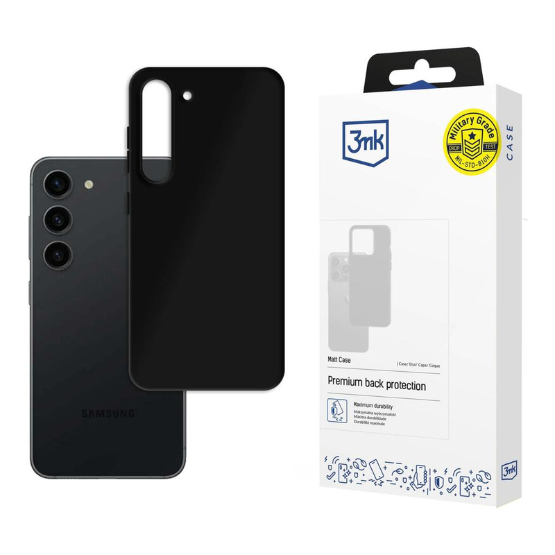 3mk Matt Case Sam S906 S22 Plus czarny/black