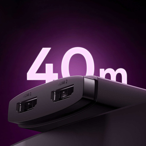 Baseus AirJoy 2in1 4K 60Hz bidirektionaler HDMI-Adapter – Schwarz