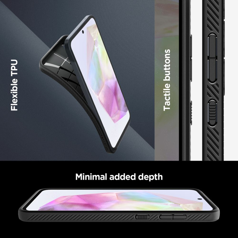 Etui SAMSUNG GALAXY A35 5G Spigen Liquid Air Matte czarne