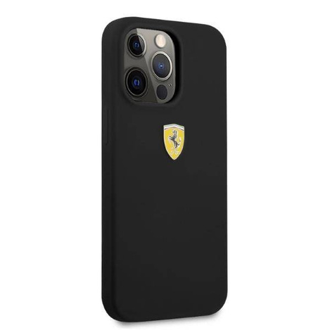 Case IPHONE 13 PRO Ferrari Hardcase Silicone MagSafe (FESSIHMP13LBK) black