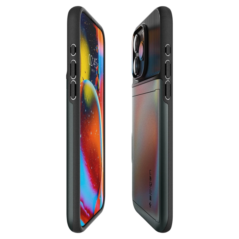 Spigen Slim Armor CS, Abgrundgrün – iPhone 15 Pro