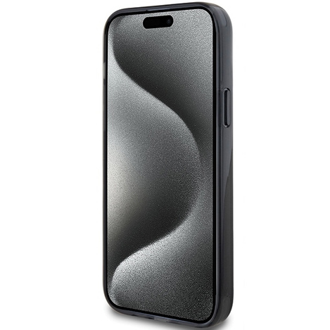 Etui Karl Lagerfeld Ring Stand Karl&Choupettte MagSafe do iPhone 15 Plus - czarne