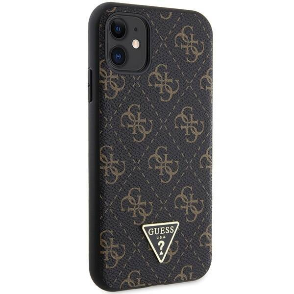 Oryginalne Etui GUESS hardcase 4G Triangle Metal Logo GUHCN61PG4GPK do Iphone 11/XR czarny