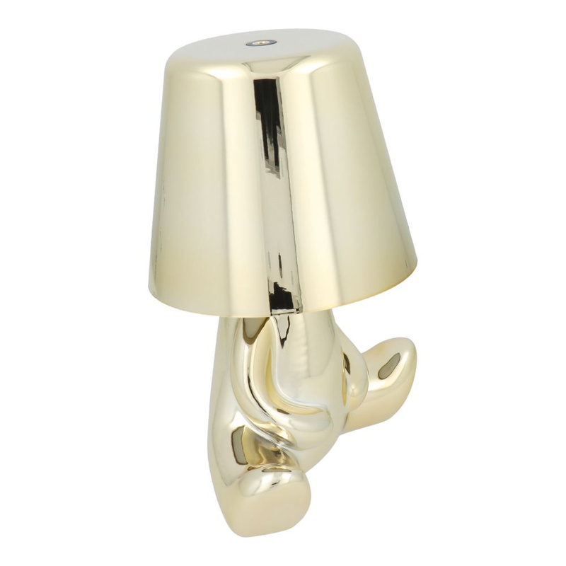 Lampka nocna GOLD MAN Art Deco siedzący (wzór 7) MLTL