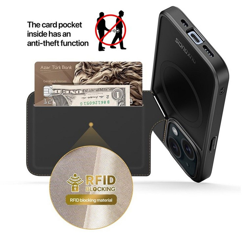 DUX DUCIS Rafi II Mag - etui back cover z podstawką kompatybilne z MagSafe do iPhone 15
