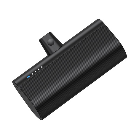 BLUE STAR powerbank 5000 mAh z wbudowanym złączem Typ C 2,1A W0556 czarny