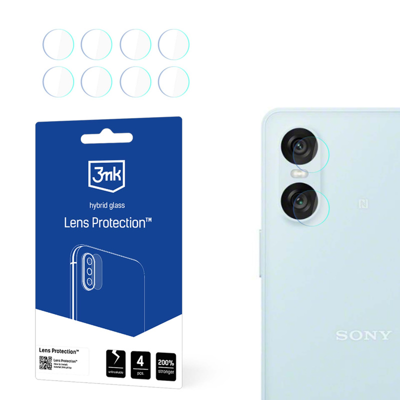 3MK Lens Protect Sony Xperia 10 VI Ochrona na obiektyw aparatu 4szt