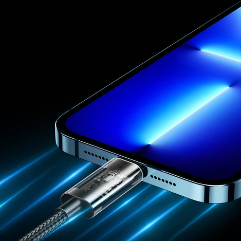 Joyroom USB Kabel - Lightning zum Aufladen / Datenübertragung 2,4A 20W 2m schwarz (S-UL012A20)