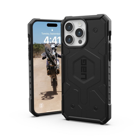 UAG Pathfinder Magsafe - Schutzhülle für iPhone 15 Pro Max (schwarz)