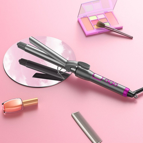 HOCO lokówka do włosów z wyświetlaczem HP43 szara