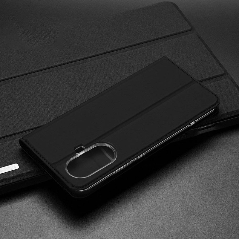 Dux Ducis Skin Pro Hülle für Realme 10 Pro+ Flip Cover Card Wallet Stand blau