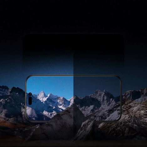 Baseus Privacy Tempered Glass for iPhone 14 Pro Full Screen 0.4mm Privacy Filter Anti Spy + Mounting Kit