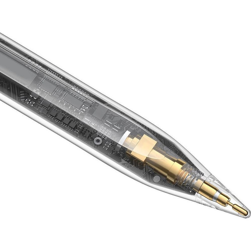 Baseus Smooth Writing 2 Overseas Edition Stylus mit aktiver Spitze für iPad mit austauschbarer Spitze – Weiß