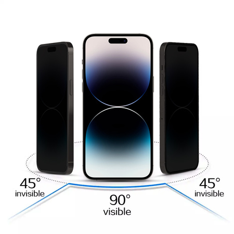 Hartowane szkło Privacy Glass do SAMSUNG GALAXY S23 ULTRA CZARNE