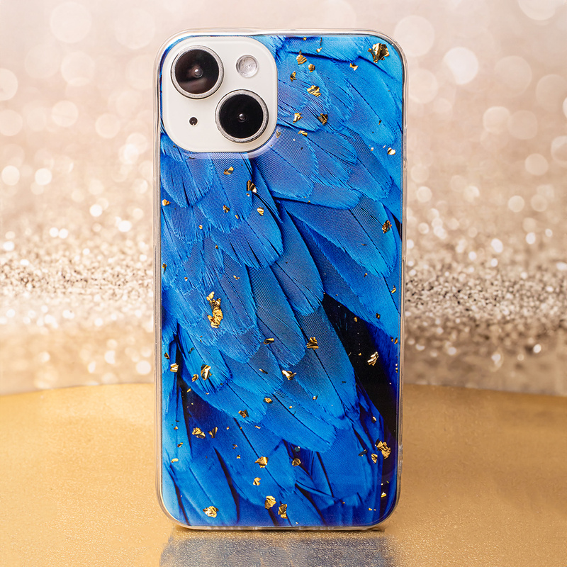 Nakładka Gold Glam do Samsung Galaxy A35 5G Blue