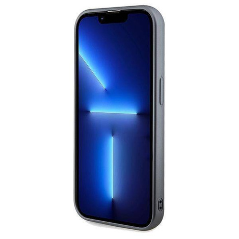 Original Case IPHONE 14 PRO Guess Hardcase Sequin Script Metal (GUHCP14LPSFDGSS) silver