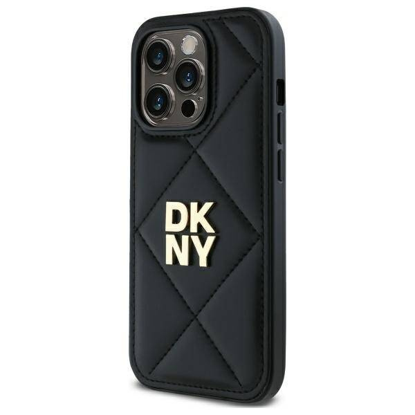 Original Case IPHONE 14 PRO MAX DKNY Quilted Stack Logo (DKHCP14XPQDSLK) black