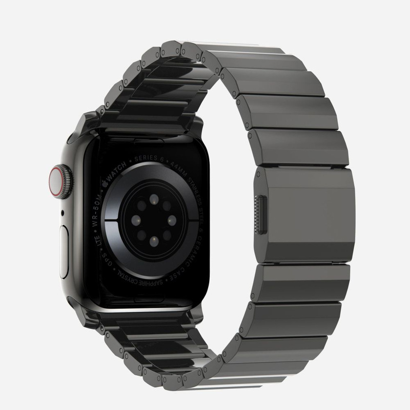 TECH-PROTECT STEELBAND APPLE WATCH 6 / 7 / 8 / 9 / 10 / SE / ULTRA 1 / 2 (44 / 45 / 46 / 49 MM) BLACK
