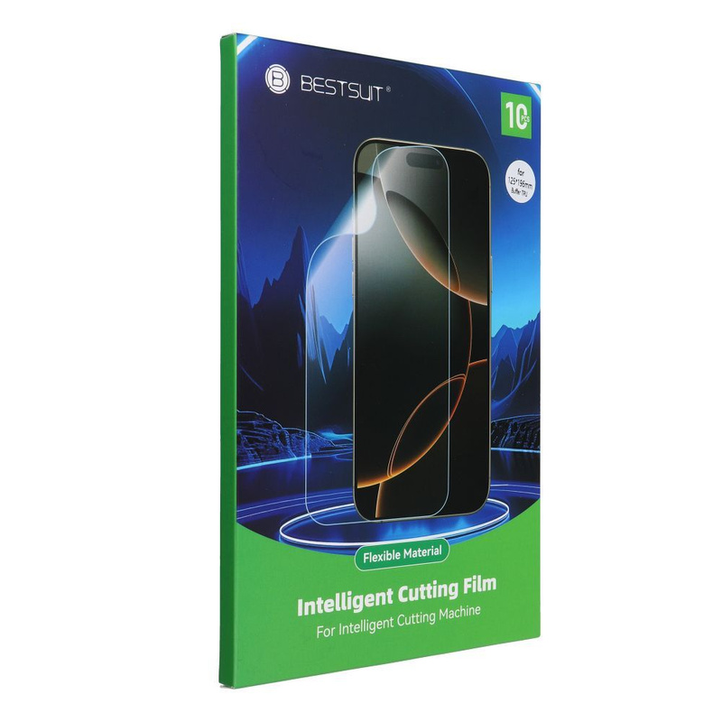 Folia do cięcia do plotera Bestsuit AF Flexible Auto-Repair 0,175mm 196 x 125 mm 10 sztuk transparentna