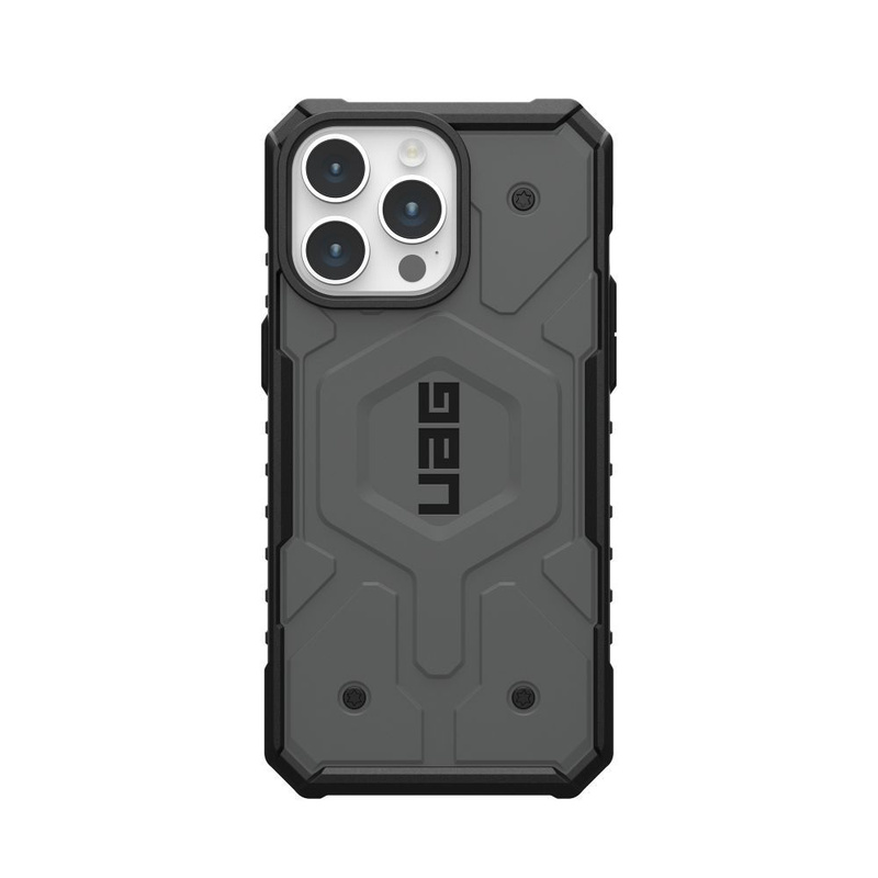 UAG Pathfinder Magsafe - Schutzhülle für iPhone 15 Pro Max (Silber)
