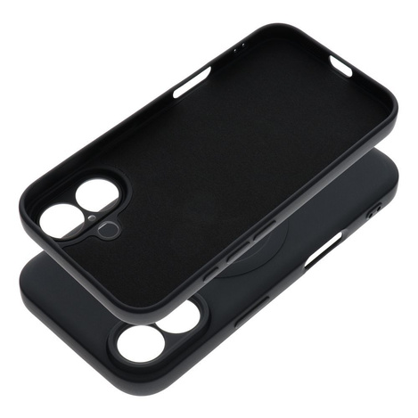 Futerał SILICONE MAG COVER kompatybilny z MagSafe do IPHONE 16 czarny