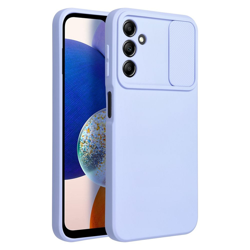 Futerał SLIDE do SAMSUNG A14 5G / A14 4G lawendowy