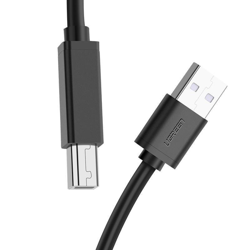 Aktywny kabel USB 2.0 A-B UGREEN US122 do drukarki, 15m (czarny)