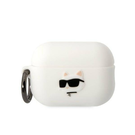 Karl Lagerfeld Silicone NFT Choupette Head 3D - Etui AirPods Pro 2 (biały)