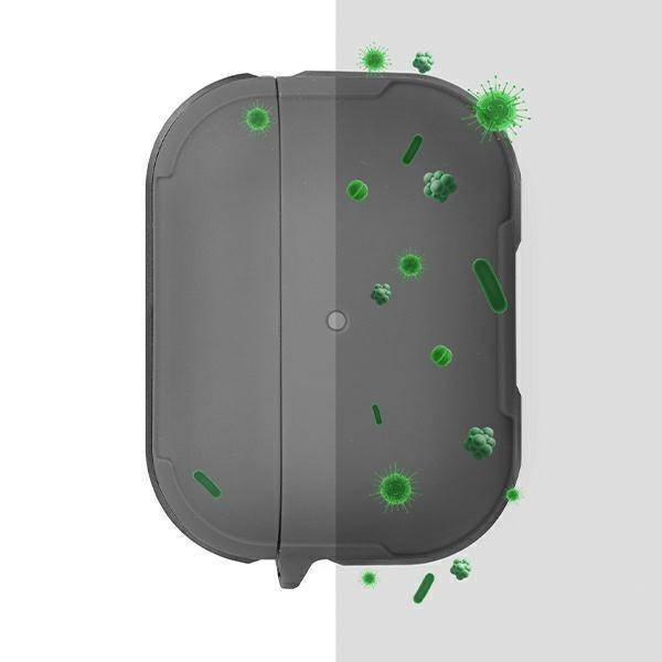 UNIQ etui Valencia AirPods Pro szary/gunmetal grey Antimicrobial