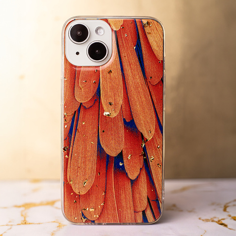Nakładka Gold Glam do Samsung Galaxy A14 4G / A14 5G Orange