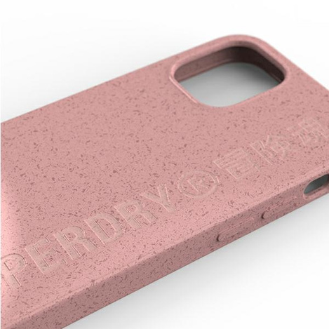 SuperDry Snap iPhone 12 mini Compostable Case pink / pink 42620