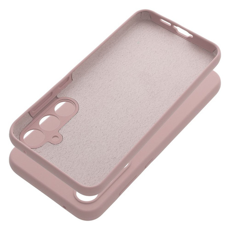 Futerał SILICONE 2mm do SAMSUNG A55 5G pudrowy róż