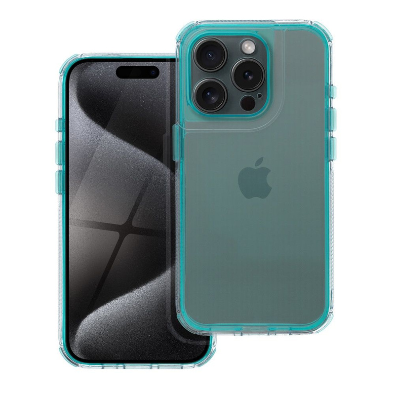 Futerał MATRIX CLEAR do IPHONE 15 Pro miętowy