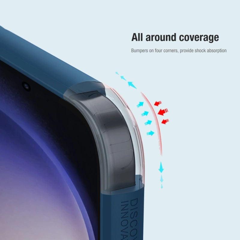 Nillkin Super Frosted Shield Pro Panzerhülle für Samsung Galaxy S24 – rot