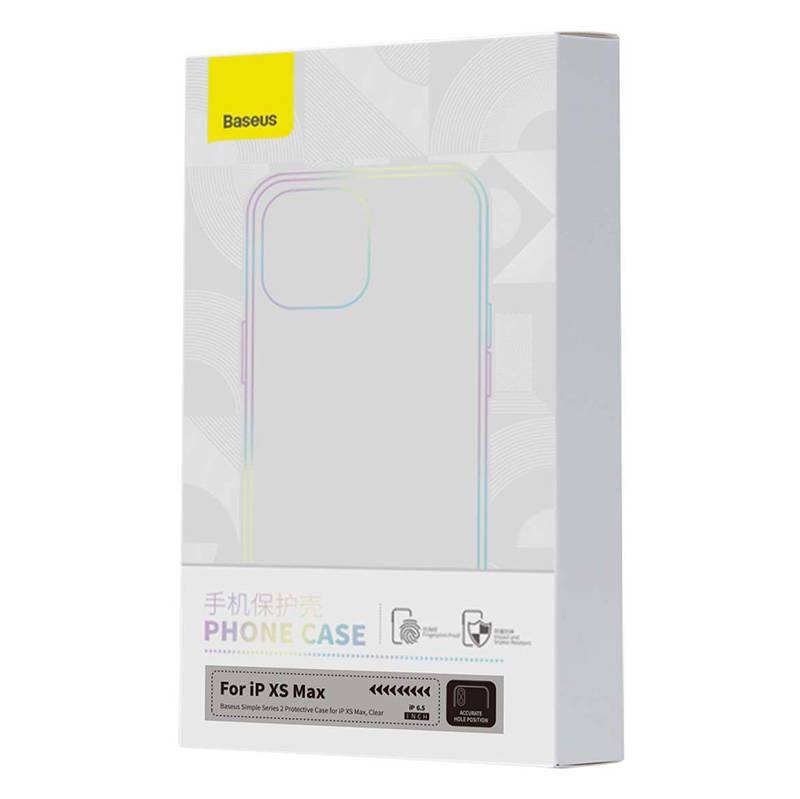 Etui IPHONE XS MAX Baseus Simple transparentne