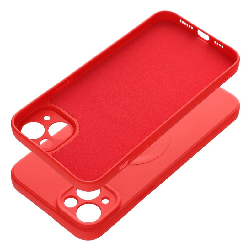 Futerał Silicone Mag Cover kompatybilny z MagSafe do IPHONE 14 PLUS czerwony