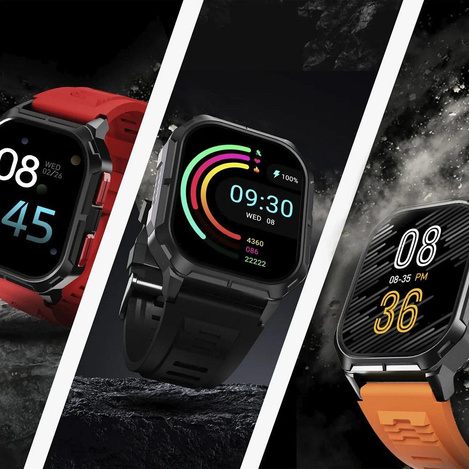 HIFUTURE smartwatch sportowy z fukncją rozmowy ULTRA3 (IP68) czarny