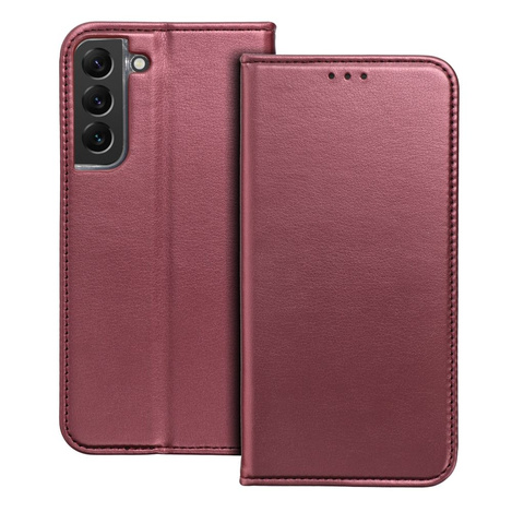 Kabura Smart Magneto do SAMSUNG A25 5G burgundowy