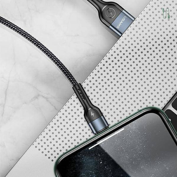 Kabel 2A 1m USB - Lightning Usams U55 SJ448USB01 (US-SJ448) czarny