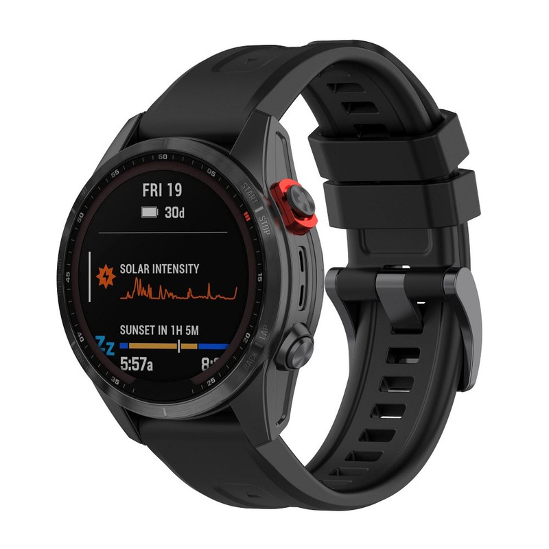 Pasek / opaska do smartwatcha Garmin FENIX 3 / 3HR / 5X / 6X / 6X PRO / 7X / 7X PRO czarny (9)
