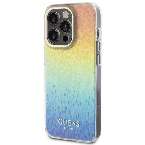 Guess nakładka do iPhone 14 Pro 6,1&quot; GUHCP14LHDECMI HC IML FACETED MIRROR DISCO IRIDESCENT