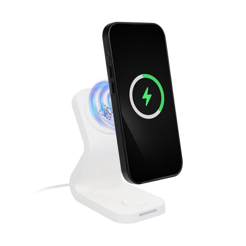 Leather Mag Cover kompatybilne z MagSafe do IPHONE 15 PLUS czarny