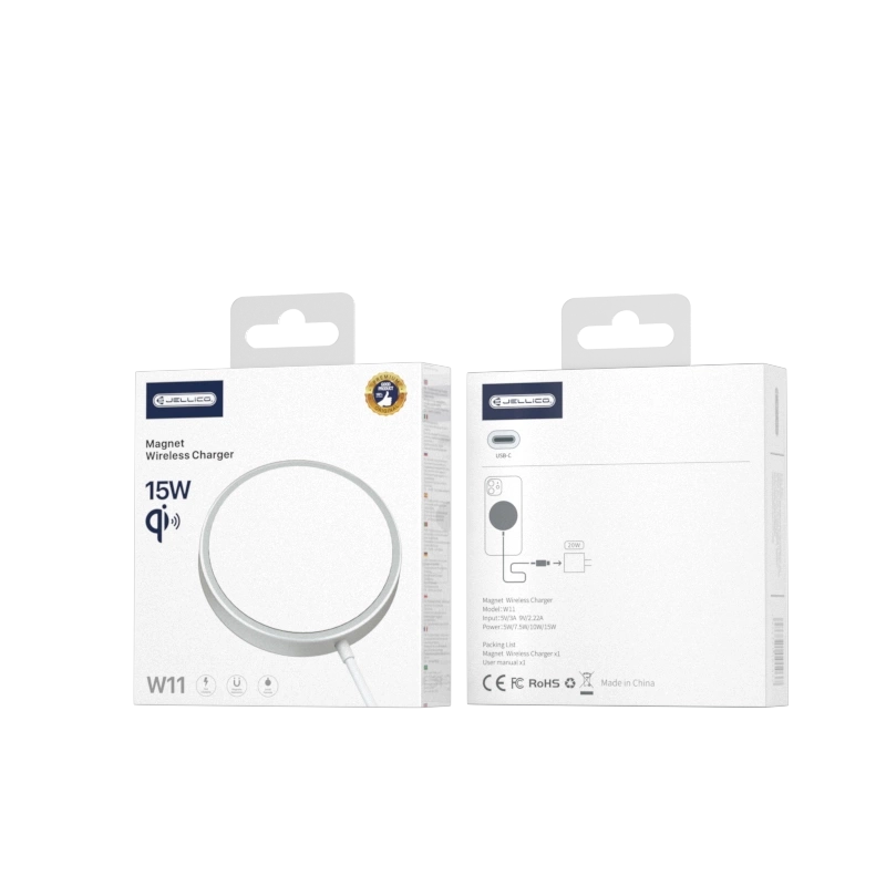 JELLICO Wireless- Ladegerät MagSafe W11 15W weiss