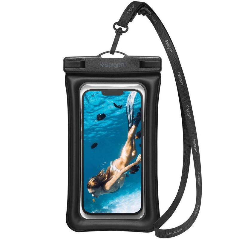 Spigen A610 UNIVERSELLES WASSERDICHTES SCHWIMMERGEHÄUSE SCHWARZ