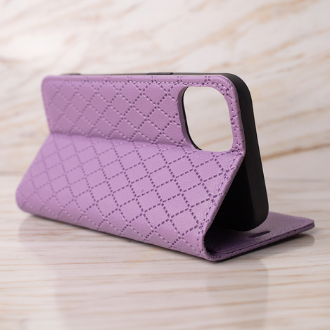 Etui Smart Caro do iPhone 16 6,1&quot; fioletowe