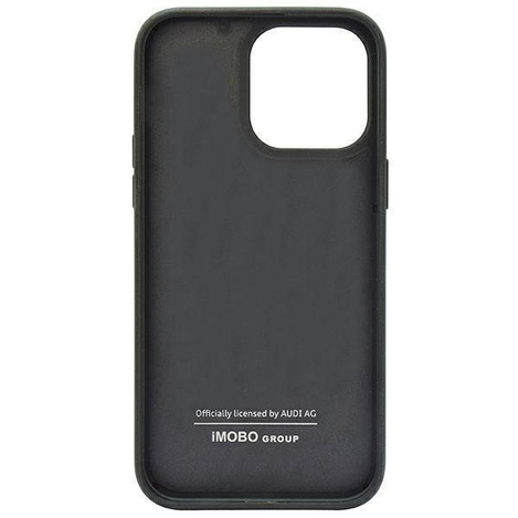 Audi Carbon Fiber Stripe iPhone 14 Pro Max 6.7" czarny/black hardcase AUS-TPUPCIP14PM-R8/D1-BK