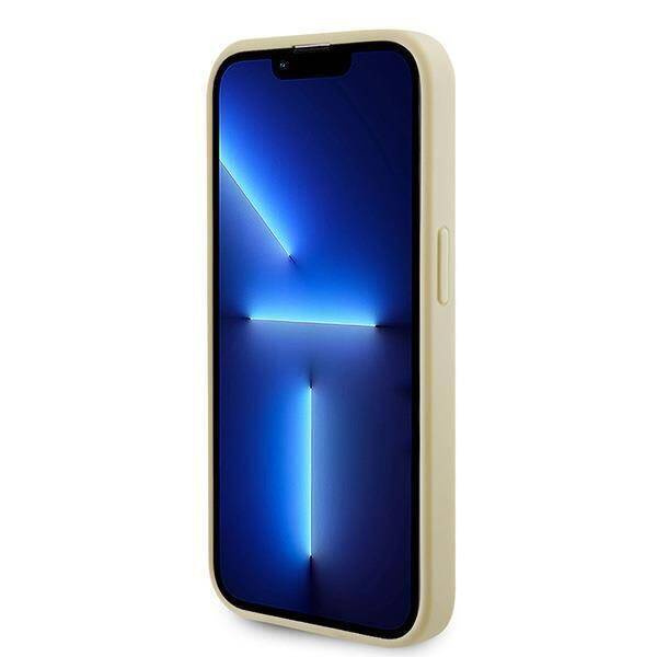 Guess GUHMP15LPSAHMCB iPhone 15 Pro 6.1&quot; gold/gold hardcase Saffiano MagSafe