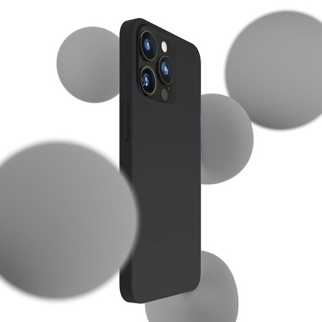 Etui 3mk Hardy Silicone MagCase na iPhone 15 Pro - grafitowe