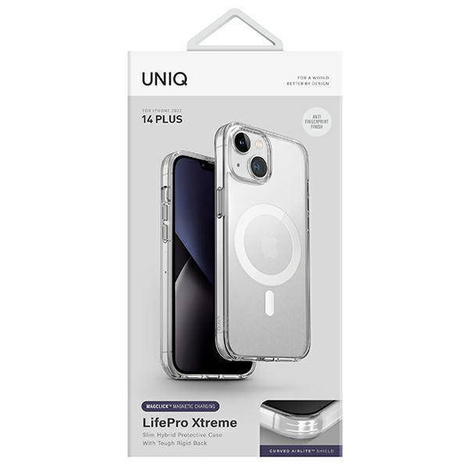 UNIQ etui LifePro Xtreme iPhone 14 Plus 6,7" Magclick Charging przeźroczysty/frost clear
